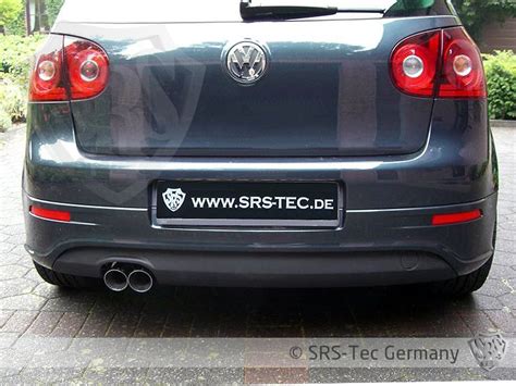 Heckblende G5 R32 VW Golf 5 SRS TEC