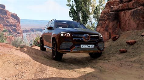 MERCEDES GLS Offroad Test Speed And Crash Test BEAMNG DRIVE YouTube