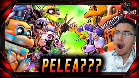 PELEA DE PELUCHES FURROS SFM FNaF Shattered Security Breach Vs