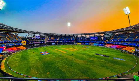 Wankhede Stadium Mumbai Pitch Report Records Weather Photos