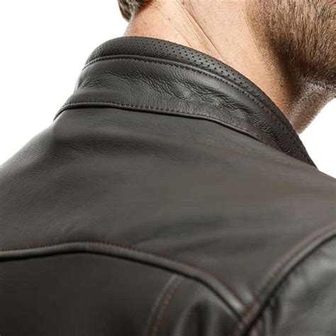 Dainese Fulcro Leather Jacket Dark Brown