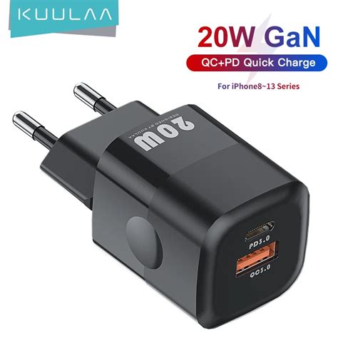 KUULAA Cargador USB Tipo C Para Tel Fono M Vil Dispositivo De Carga R