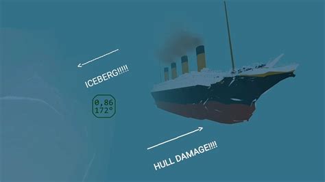 TITANIC VS ICEBERG HULL DEFORMATION DAMAGE Ship Mooring 3D YouTube