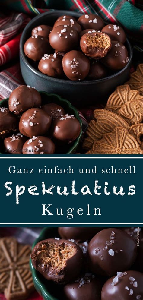 Spekulatius Kugeln Pralinen F R Weihnachten Rezept