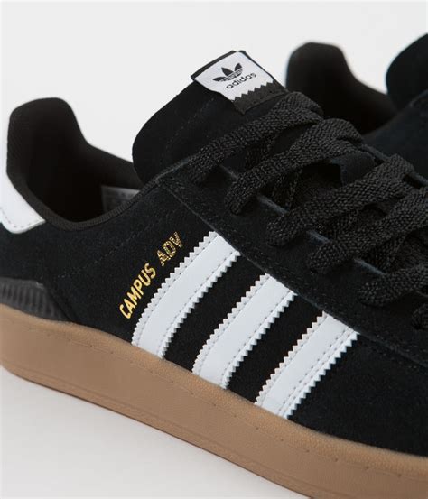 Adidas Campus Adv Shoes - Core Black / White / Gum4 | Flatspot