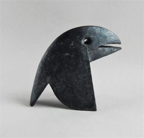 Ceramic Sculpture Of Crows Figurine Bird Figurine Black Raven Art