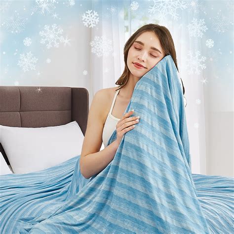L Agraty Cooling Blanket For Hot Sleepers Lightweight Cool Summer Blanket Queen Blanket Cold