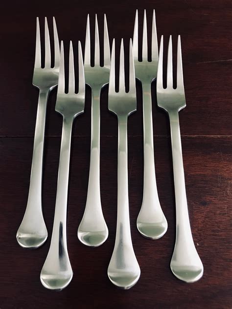 Designer Dansk Flatware set, Kobenhavn Modern flatware, 6 place settings, Designer Jens ...