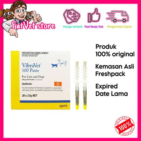 Jual Vibravet Obat Antibiotik Doxy Pasta Kucing Anjing Jakarta Barat