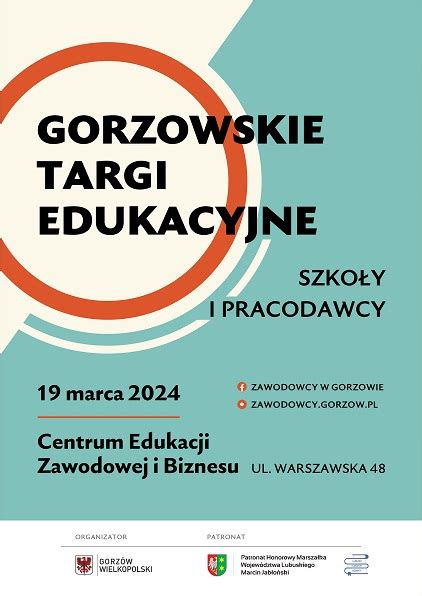 Gorzowskie Targi Edukacyjne I Dni Otwarte W Szko Ach Ponadpodstawowych