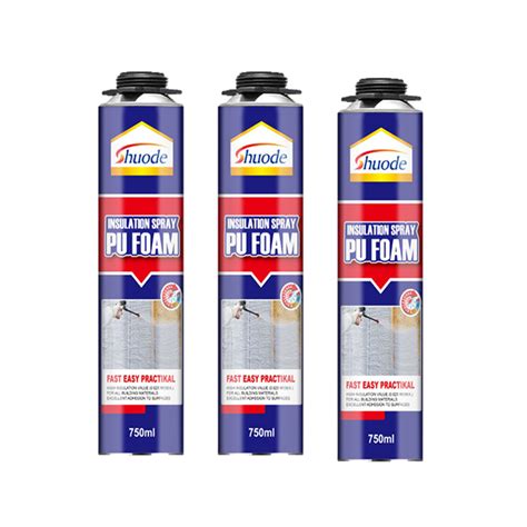 750ml Best High Quality Gun And Straw Type Insulation Spray Pu Foam Best Pu Foam And Gun Type Pu