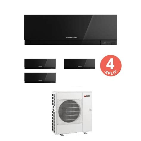 Mitsubishi Msz Ef Climatizzatore Quadri Split Inverter Nero Unit