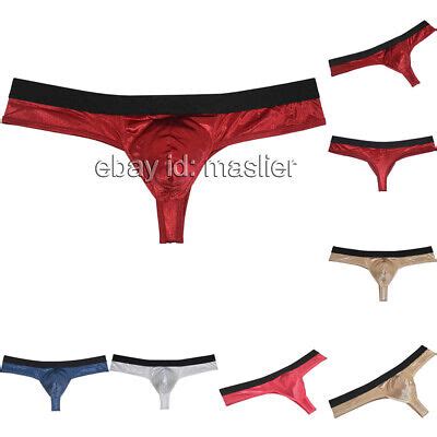Men S Low Rise Contour Bulge Pouch Thong Bikini Jockstrap Tangas