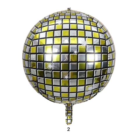 Orbz Bola Disco Dorado Y Plata