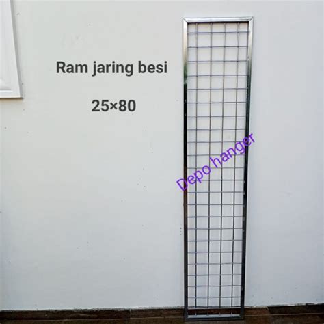 Jual Ram Jaring Besi Crome Rak Ram Tatakan Patung Dan Lain Lain Di Atas