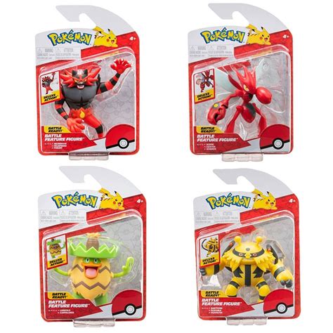 Pack Incineroar Ludicolo Scizor Electivire Battle Feature Figure