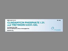 CLINDAMYCIN PHOSPHATE TRETINOIN 1 2 0 025 GEL 30GM Real Value Rx