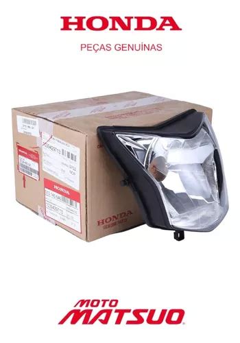 Farol Bloco Óptico Nxr Bros 160 2015 A 2022 Original Honda à venda em