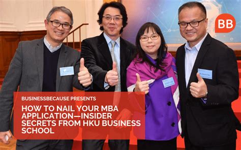 Webinar | How To Nail Your MBA Application—Insider Secrets From HKU ...