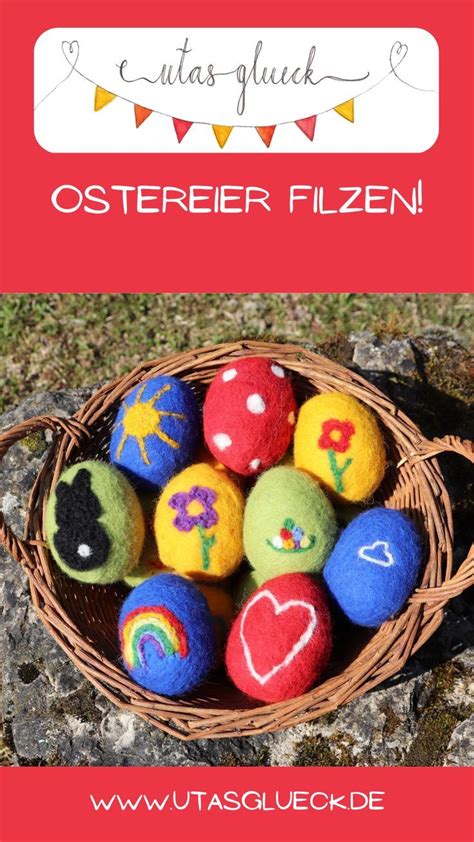 Ostereier filzen Ein einfaches Oster DIY das auch für Filzanfänger