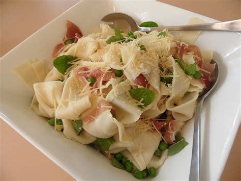 Home Ec Lazy Saturday Lunch Homemade Ribbon Pasta With Proscuitto