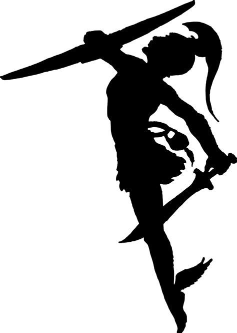 Warriorromansilhouettefemalesword Free Image From