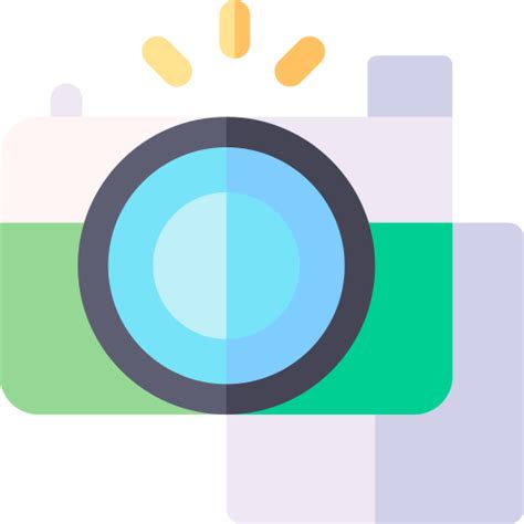 Cute camera Basic Rounded Flat icon