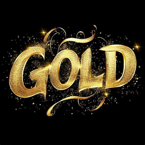 14000 Elegant Gold Lettering Pictures