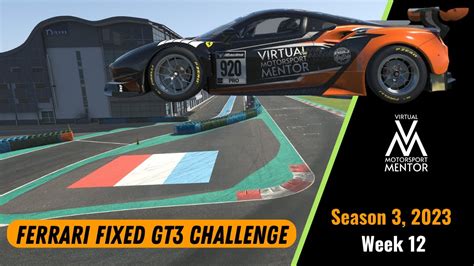 Iracing Ferrari GT3 Challenge Guide Magny Cours Season 3 2023