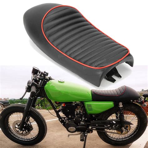 Black Hump Cafe Racer Vintage Seat For Honda CB200 CB350 CB400 CB500 ...