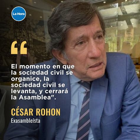 La Hora Ecuador on Twitter En un diálogo con LA HORA CesarRohon