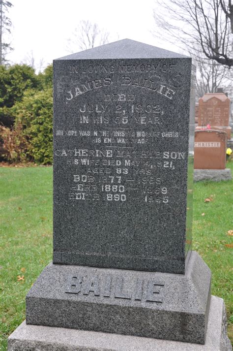 Herb Livingstone Bailie Find A Grave Memorial