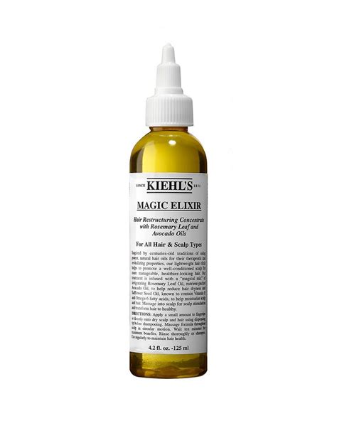 Kiehl S Since 1851 Magic Elixir Hair Restructuring Concentrate With Rosemary Leaf And Avocado