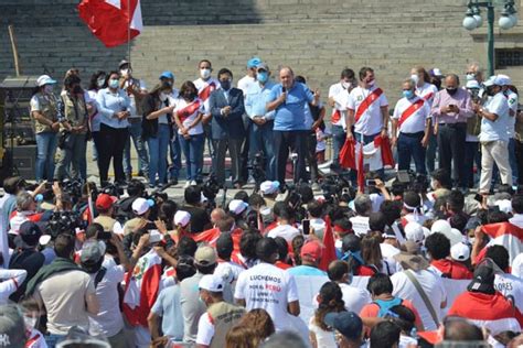 Protestas Contra Pedro Castillo En La Denominada Marcha ‘por La