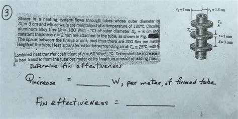 Solved Steam In A Heating System Flows Through Tubes Whose