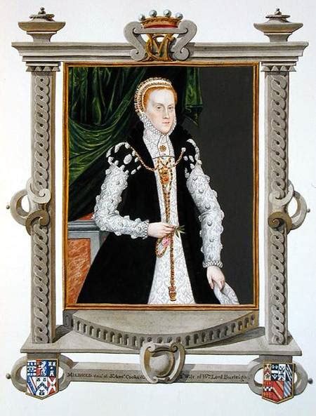 Portrait Of Mildred Cooke Lady Burghley Sarah Countess Of Essex Als Kunstdruck Oder Gemälde