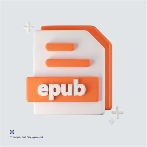 Premium Psd Epub File Format 3d Icon