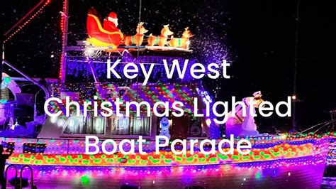 Key West Stock Island Lighted Christmas Boat Parade YouTube