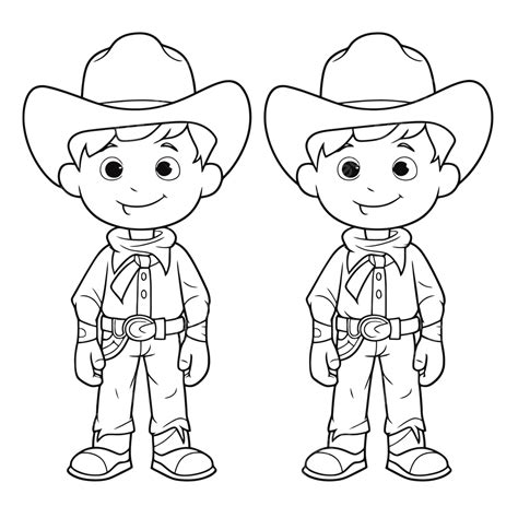 Free Cowboy Coloring Pages