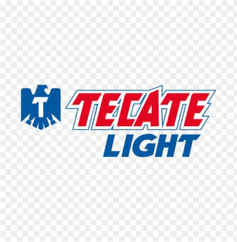 Tecate Light Vector Logo with Eagle