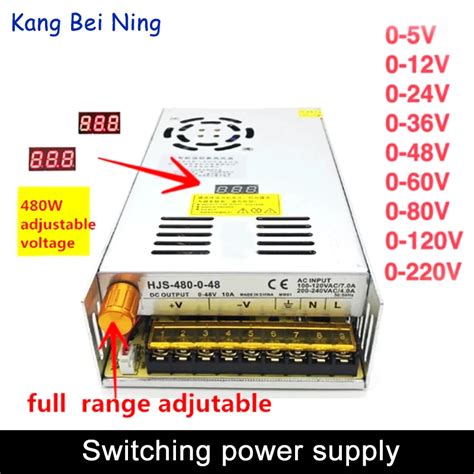 digital display switching power supply adjustable voltage