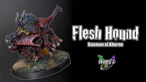 Daemons Of Khorne Flesh Hound Youtube