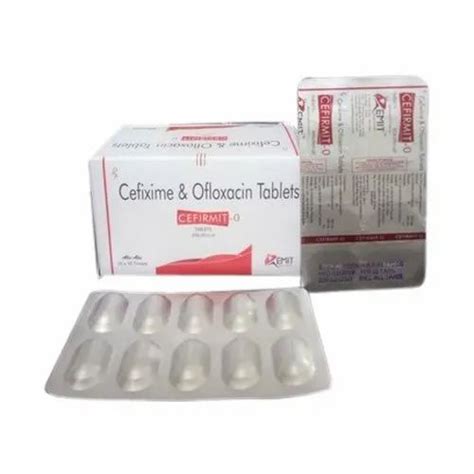 Tablet Cefixime And Ofloxacin Tablets Packaging Size 10x10 Remit At