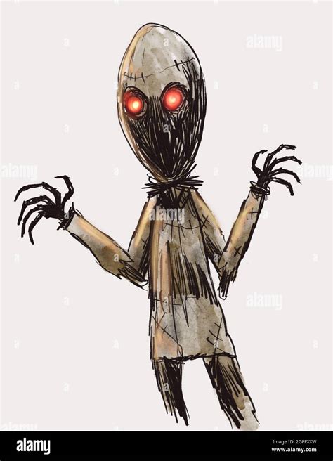 Evil Scarecrow Drawings