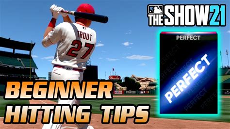 BEGINNER Hitting Tips In MLB The Show 21 Practice Makes PERFECT