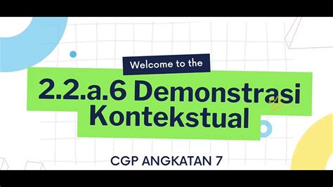 2 2 A 6 Demonstrasi Kontekstual Modul 2 2 PSE YouTube