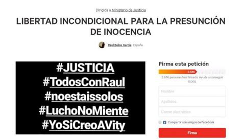 Más de 2 600 firmas en respaldo a la presunción de inocencia de los ex