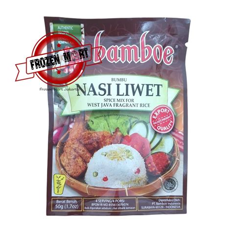 Jual Bamboe Bumbu Instant Nasi Liwet West Java Fragrant Rice Halal