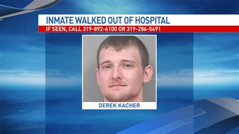 Authorities looking for Linn County inmate who walked from hospital | KGAN