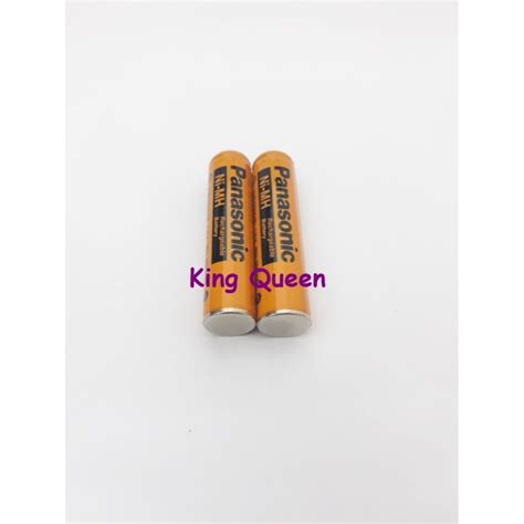Jual Baterai Charge Panasonic 550mAh NI-MH HHR-55AAAB Battery ...